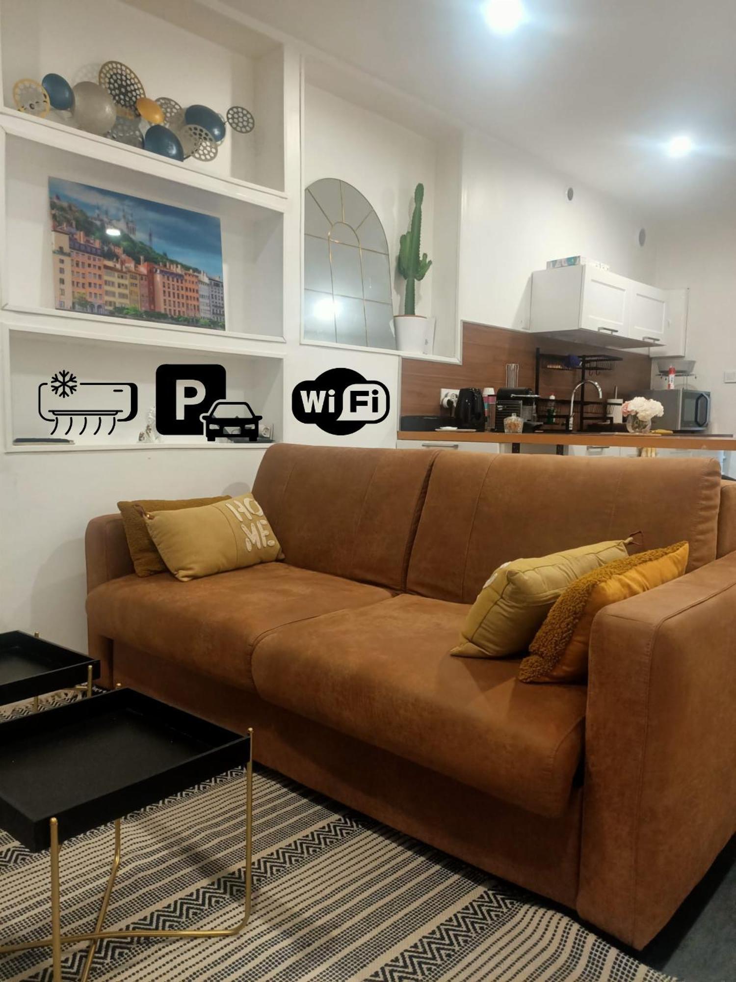 Le Petit Cocon - Parking Prive - Lyon Sud Apartment เวนิส์ซูซ์ ภายนอก รูปภาพ